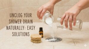 how to unclog a shower drain naturally
