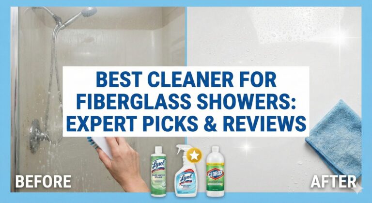 best cleaner for fiberglass showers